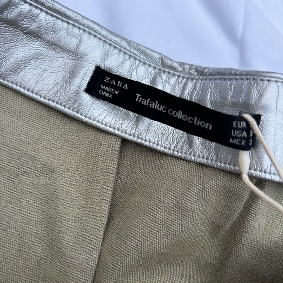 Metallic silver mini skirt - Picture 5 of 7